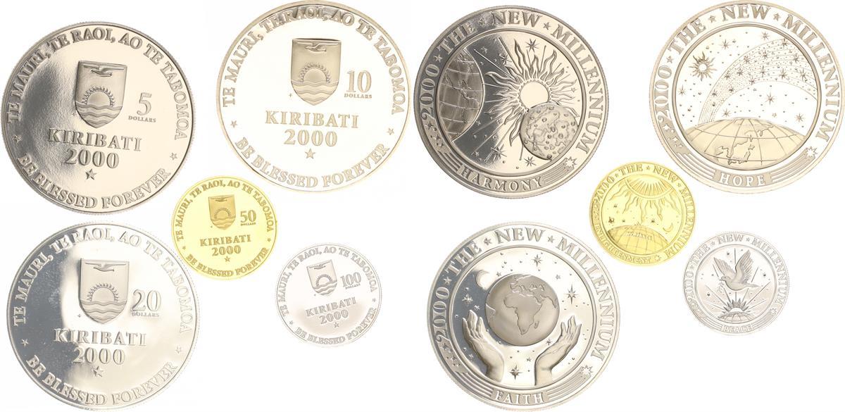 millennium set ohne schatulle 2000 kiribati 2000