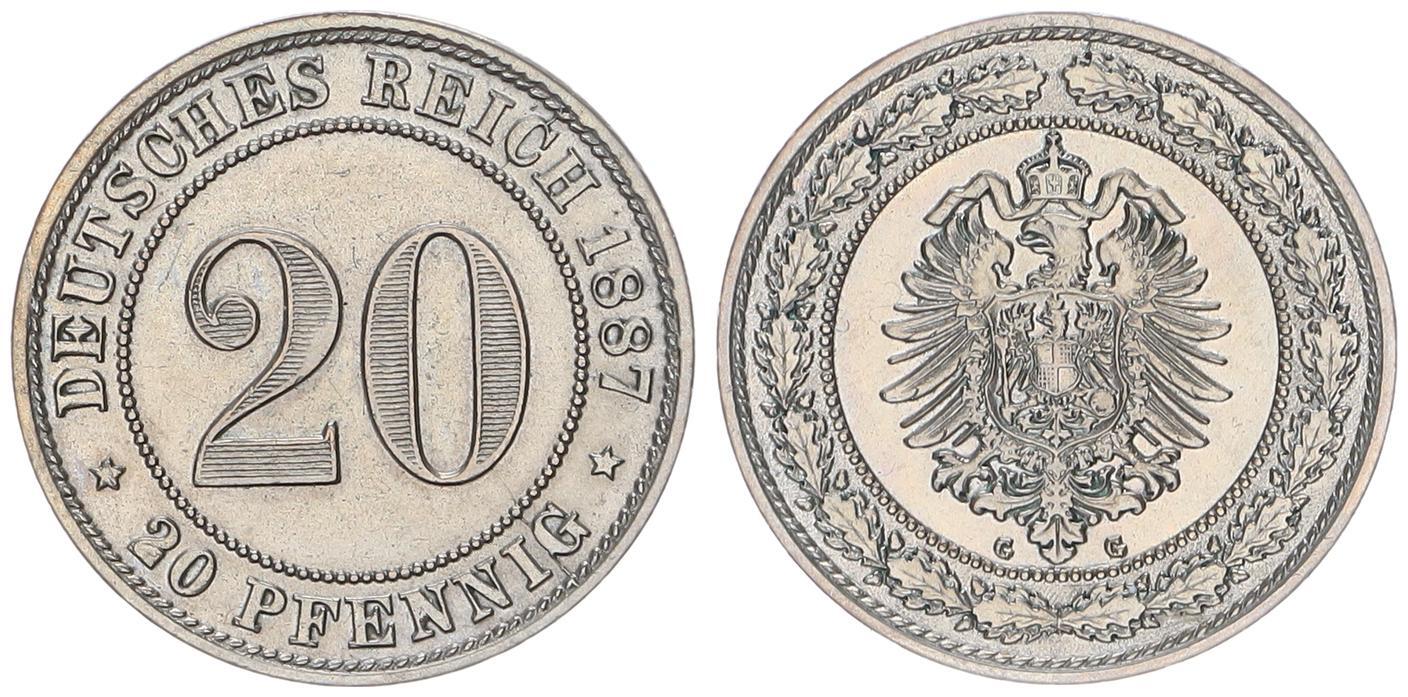 Pfennig G Deutsches Kaiserreich Kleiner Adler Ef Ma Shops