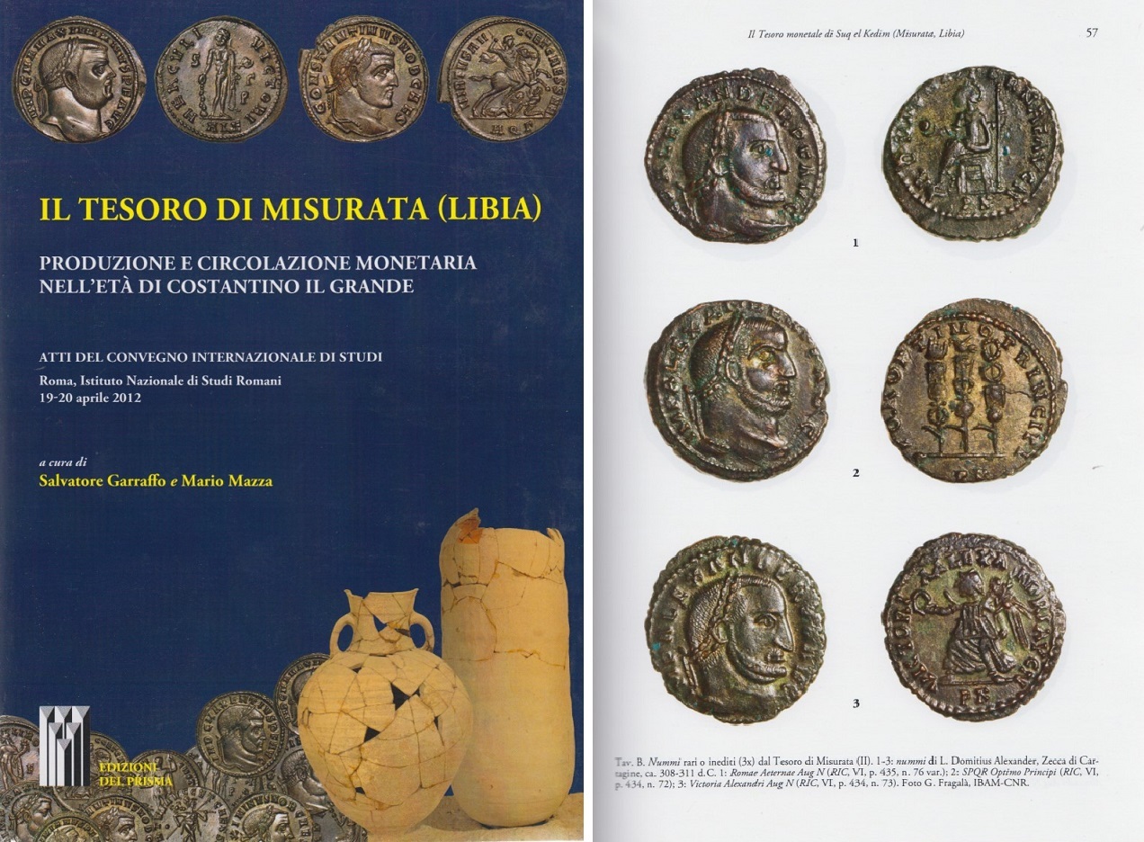 2015 ancient coins - garraffo / mazza - il tesoro di misurata