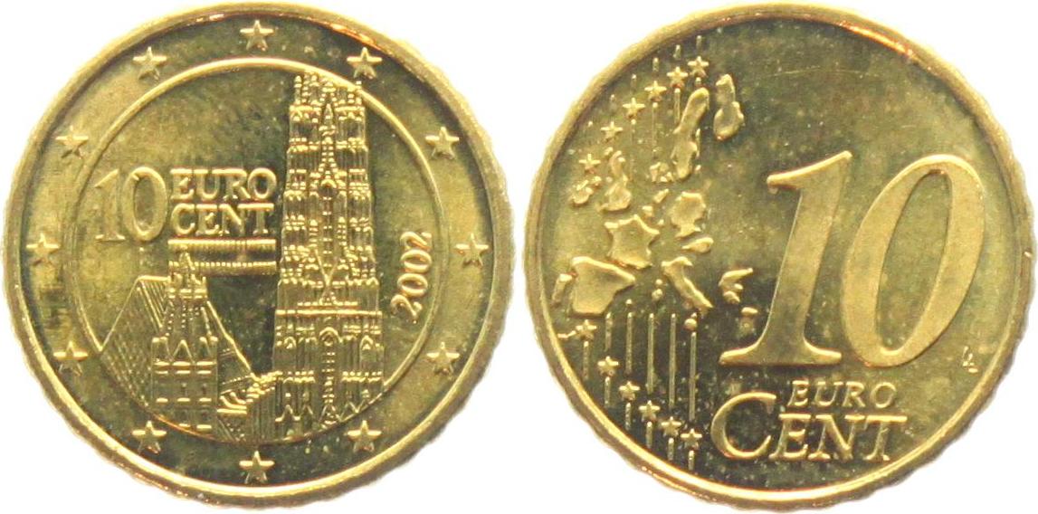 10 cents 2002 sterreich unc.