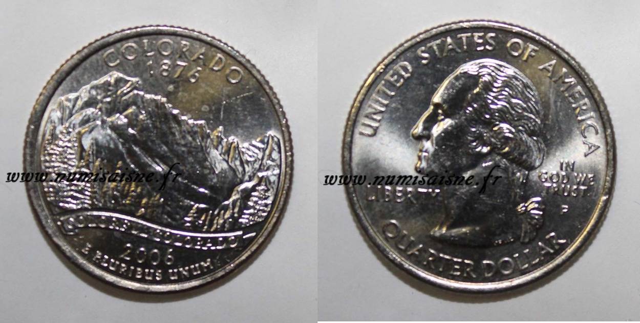 1/4 dollar 2006 etats-unis united states - km 384 - 1/4 dollar