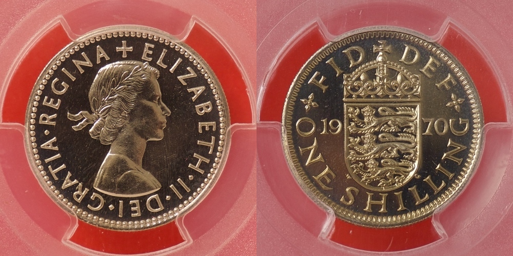 gratia regina,reginageorge 1 shilling 1970 great britain dei gratia regina elizabeth ii.