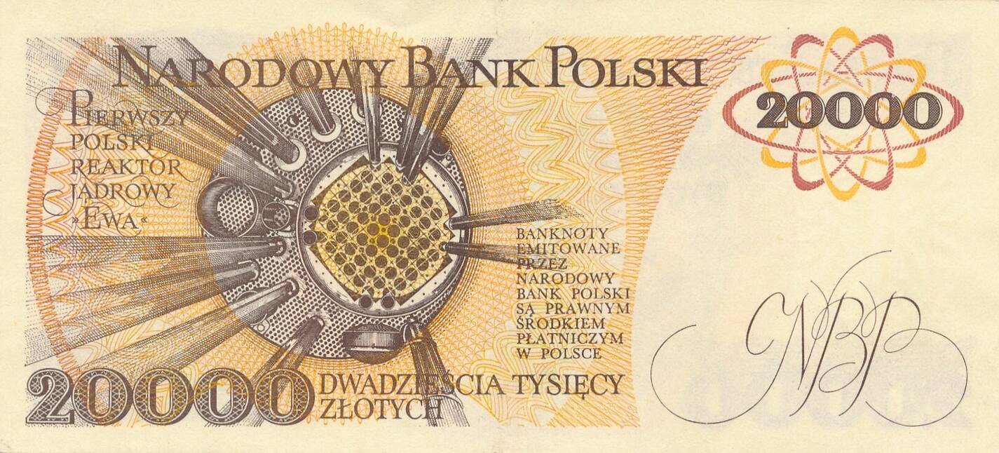 Polen 20000 Zloty Zlotych 1989 Narodowy Bank Polski Unc MA Shops