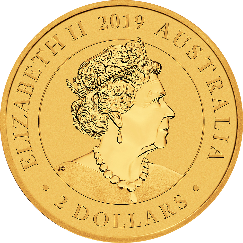 australien perth mint kangaroo mini roo 2019 1/62 oz in coincard