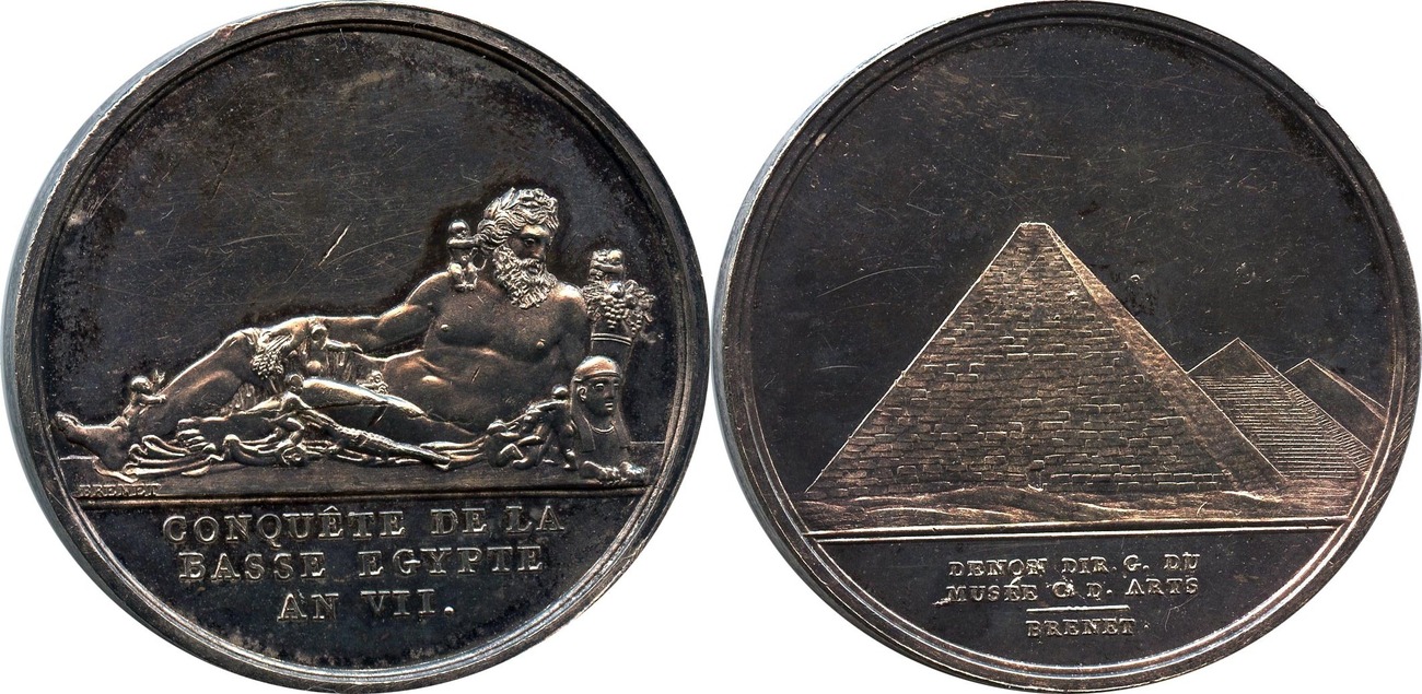 lower egypt,Eastern Province egypt egypt-france,very rare silver medal:conquest lower egypt