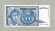 Jugoslawien 100 Dinara 1992 Pick 112 unc/kassenfrisch 8.37 元 含增值税 ＋  54.39 元 运费