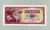Jugoslawien 100 Dinara Pick 90a -