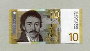 Jugoslawien 10 Dinara P.153b -