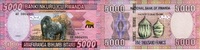 RWANDA 5.000 Francs P.41 -