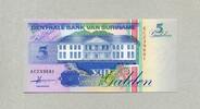 Suriname 5 Gulden P.136a -