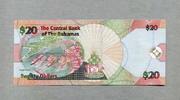 Bahamas 20 Dollars - Nassau Bahamas Hafen -/ Sir Milo B.Butler - -