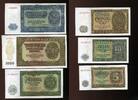 DDR-DEUTSCHE NOTENBANK 1948 50 Pfennig-1.000 Mark Ros.339-347 - 8 Banknoten unc./ 100er leicht gebraucht kaum zusehen. - -