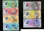 Maledivien - Polymer - 5 bis 1.000 Rufiyaa - Banknotensatz kpl. mit gleicher KN-Nummer - 7 Scheine - Polymer - -