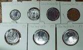 DDR Serie 1Pf. - 2 M. Serie 1, 5, 10, 20, 50 Pfenning, 1, 2 Mark in stgl. -