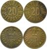 Österreich Lot 20 Groschen 2 X 20 Groschen -