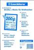 Leuchtturm 70 Klemmstreifen Kiloware 200g klar 325304 Neuware -