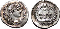 Roman Empire Siliqua VALENS AR Siliqua. EF-/EF. Constantinopolis mint. VOT XX MVLT XXX. -