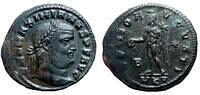 Roman Empire Follis GALERIUS MAXIMIANUS AE Follis. EF. Cyzicus mint. NICE! -