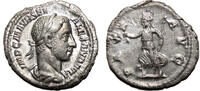Roman Empire Denarius SEVERUS ALEXANDER AR Denarius. EF. The peace. -