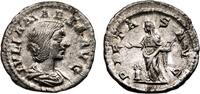 Roman Empire Denarius JULIA MAESA AR Denarius. EF. The piety. -