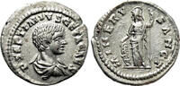 Roman Empire Denarius GETA AR Denarius. EF. Laodicea ad Mare mint. Minerva. -