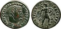 Roman Empire Follis GALERIUS MAXIMIANUS AE Follis. EF/EF-. Alexandria mint. VIRTVS EXERCITVS - Mars. -