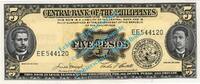 Philippinen 5 Pesos ND 1949 Banknote Philippinen - Philippines , 5 Pesos... 41.34 元 含税 ＋  83.42 元 运费