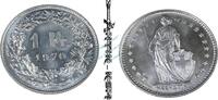 Switzerland / Schweiz 1 Franken 1970 Schweiz , 1 Fanken Münze -Stehende ... 83.25 元 含税 ＋  83.59 元 运费