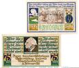 Serienscheine DE 2 Scheine kpl. Notgeld der Gemeinde Stotel , Set mit 2 Scheinen in kfr. Mehl Grabowski 1278.2 -