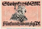 Notgeld Deutschland 25 Pfennig Schein Notgeld der Gemeinde Steinheid 7125.05.06 , 25 Pfennig Schein in kfr. 1920 -