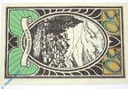 Serienscheine DE 50 Pf. Nr.1 Notgeld Lautenthal , 50 Pfennig Schein Nr 1 , Blick auf Lautenthal , Mehl Grabowski 778.2 , von 1921 , Niedersachsen Serien Notg -