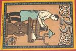 Serienscheine DE 25 Pf. Nr.2 Notgeld Stützerbach , 25 Pfennig Schein 2 , Mehl Grabowski 1286.1 a , von 1921 , Thüringen Seriennotgeld -
