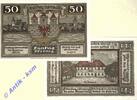 Serienscheine DE 2 Scheine kpl. Notgeld Stadt Strasburg 1280.1 , Set mit 2 Scheinen in kfr. o.D. Mecklenburg V. -
