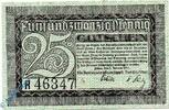 Notgeld DE 25 Notgeld Zittau , 25 Pfennig Schein , Wz Tropfen , Tieste 8240.05.05 , von 1919 , Sachsen Verkehrsausgabe -