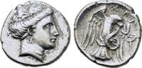 Greek Tetradrachm Euboia. Chalkis, c. 338-308 BC. Drachm -