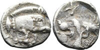 Greek Hemiobol MYSIA. Kyzikos. Circa 450-400 BC. Hemiobol -
