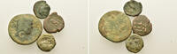 Greek/Roman Provincial Lot of 4 Greek and Roman Provincial Æ coins -