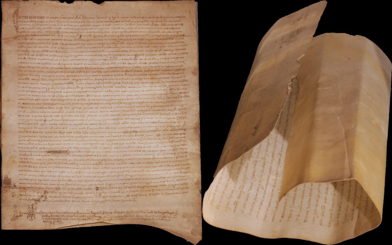 1529 spain ancient notarial vellum manuscript