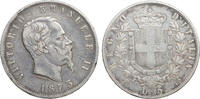 Kingdom of Italy 5 Lire Victor Emmanuel II -