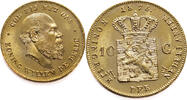 Nederland 10 Gulden Willem III - Gold -