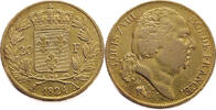 France 20 Francs Louis XVIII - Gold -