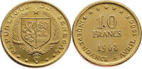 Senegal 10 Francs Independence - Gold -