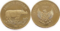 Indonesia 200000 Rupiah Wildlife - Gold -