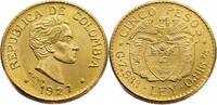 Colombia 5 Peso Simon Bolivar - Gold -