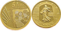 France 5 Euro La Sameuse - Gold -
