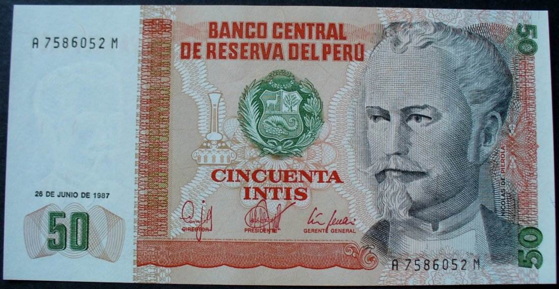 6.1987 peru p. 131 b unc