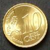 Slowenien 10 Cent S.76 / Al-Bro / aus Original-KMS -