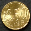Irland 50 Cent S.47 / aus Original-Folder / Harfe, zwölf Sterne -