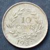 Sarawak 10 Cents S.10 / K-N / Charles Vyner Brooke, Rajah von Sarawk - Wert im Kranz -