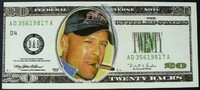 USA 20 Backs Werbe- oder Scherzbanknote, Willis -